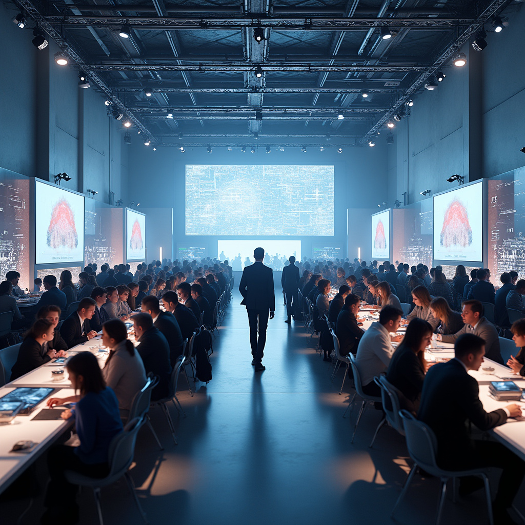 Une foule enthousiaste lors d’une session interactive à TechCrunch Disrupt, explorant les dernières innovations technologiques.