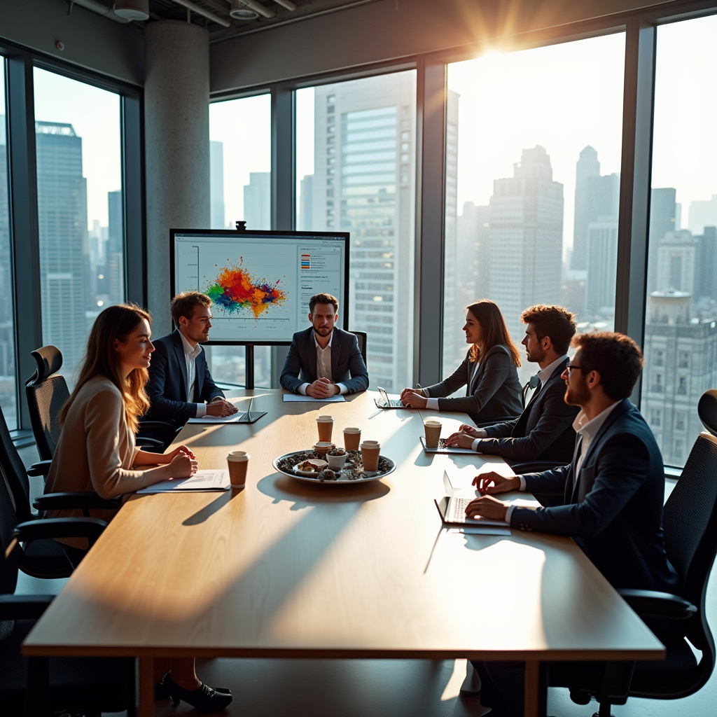 Alexandr Wang, CEO Scale AI, discute avec des dirigeants de Meta lors dune réunion stratégique sur lintelligence artificielle.