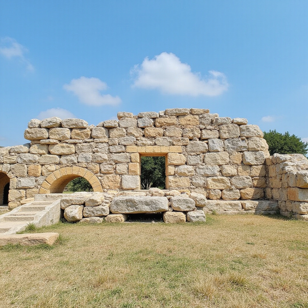 alt-text: Widok na zabytkowe mury obronne Famagusty z malowniczymi uliczkami w tle.