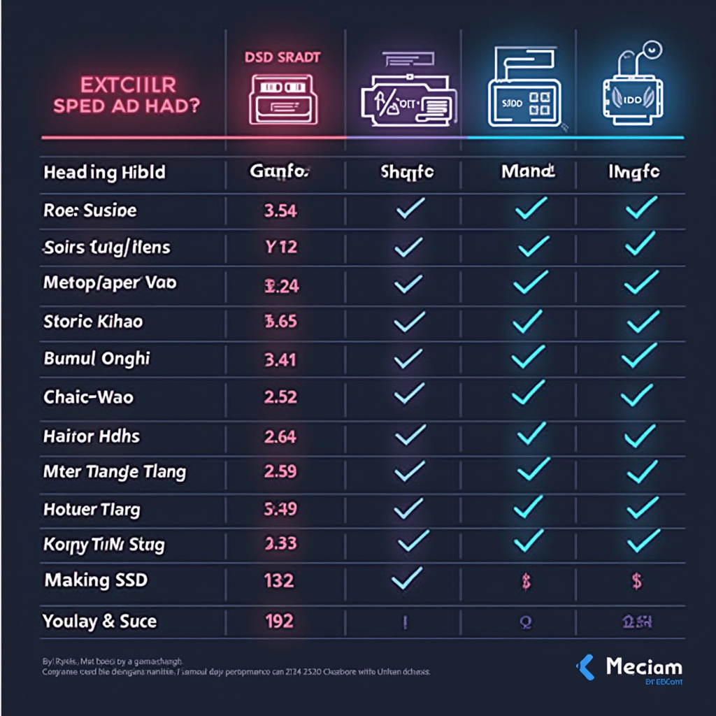 Alt-text dla grafiki: Porównanie prędkości i konstrukcji dysków SSD i HDD w przekroju technologicznym.