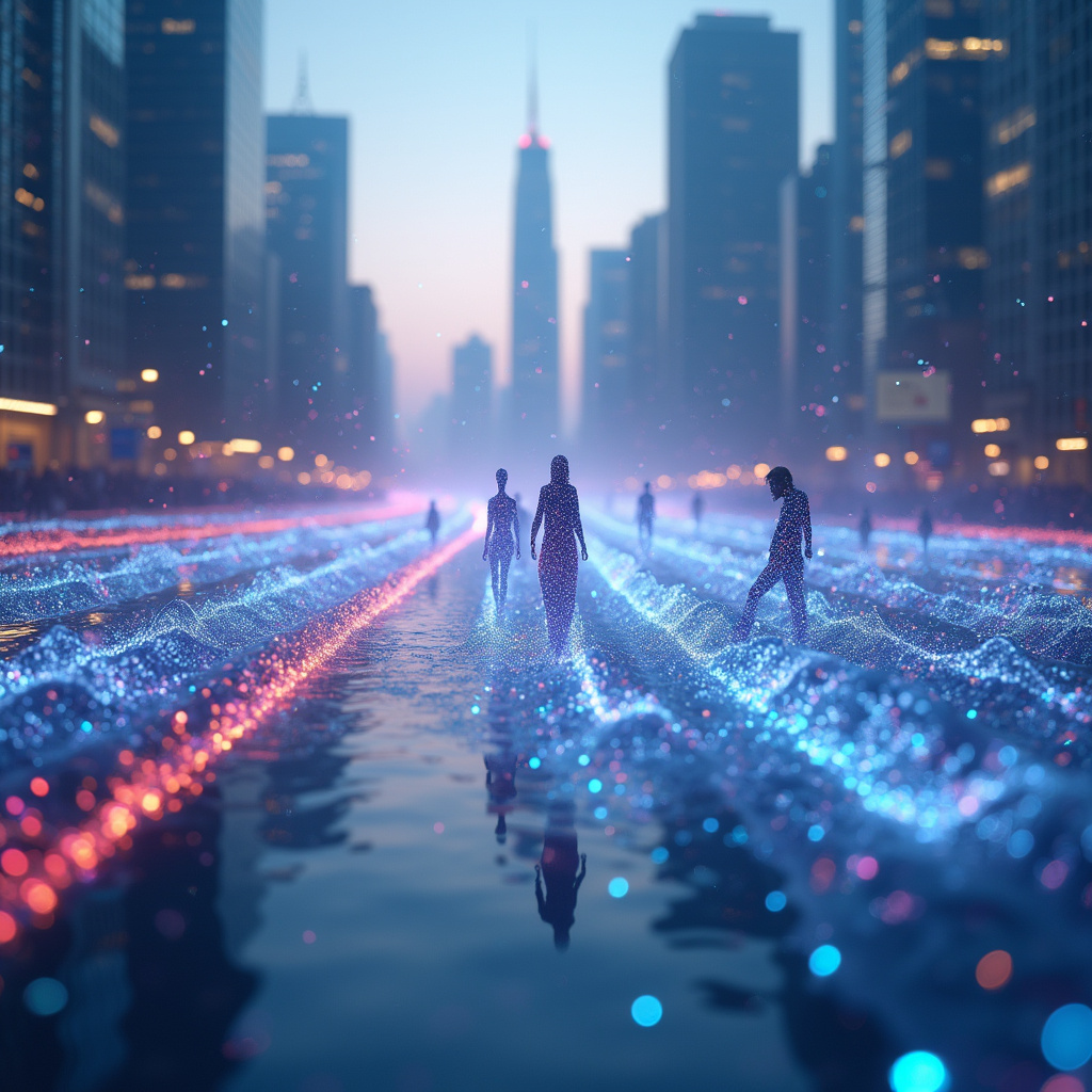 Grafika przedstawiająca interfejs aplikacji Sora iOS z generowanym wideo AI, pokazującym dynamiczną scenę z dialogiem i efektami dźwiękowymi, z widocznym watermarkiem C2PA.