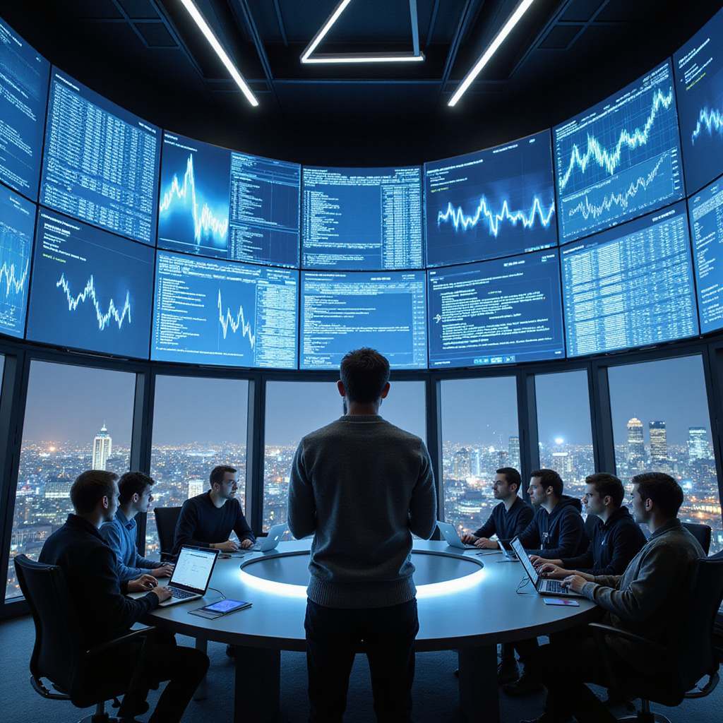 Sam Altman podczas przemówienia na temat przyszłości OpenAI i sztucznej inteligencji ```